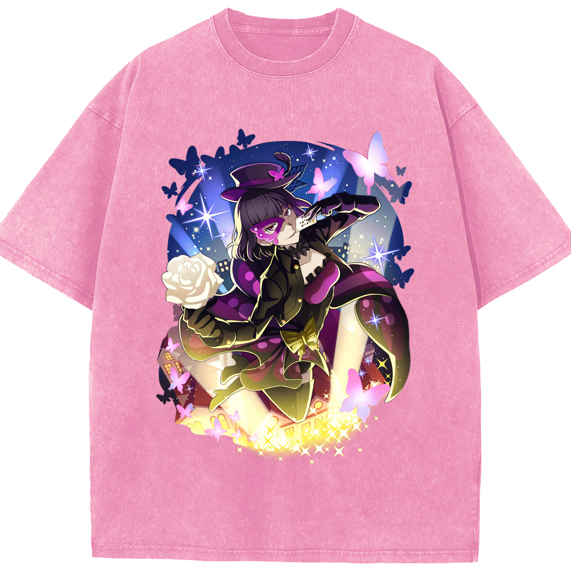 文豪ストレイドッグス Bungo Stray Dogs 綿100% ヴィンテージ風 半袖Tシャツ（フロントプリント）